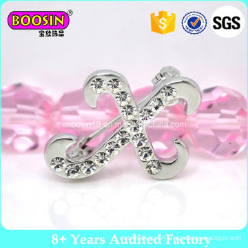 Customized Rhinestone Letter Brooch